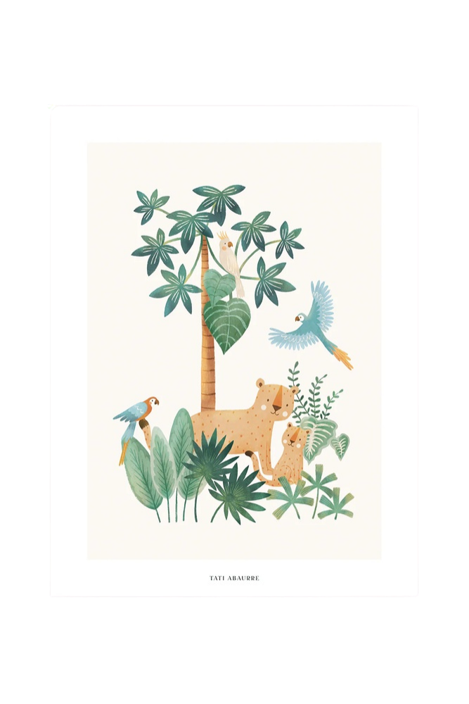 Lámina vie sauvage, animaux