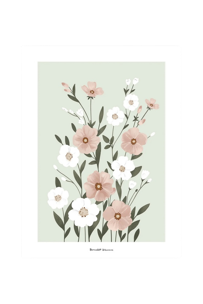 Lámina  éclosion florale