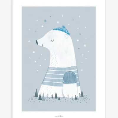 Lámina l'ours polaire