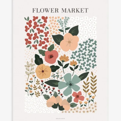 Lámina flower market