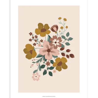 Lámina bouquet automnal