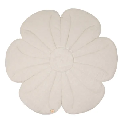 Alfombra de lino flor