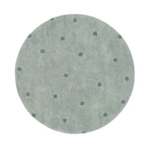 Alfombra lavable redonda Dot