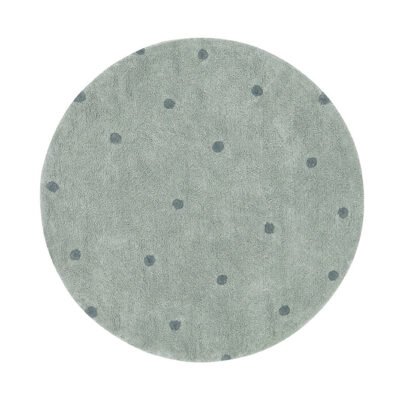 Alfombra lavable redonda Dot