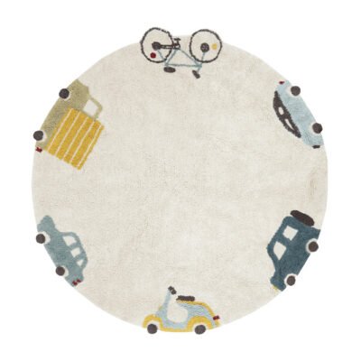 Alfombra lavable Wheels
