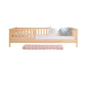 Cama individual Dakar - Blanco/Barniz