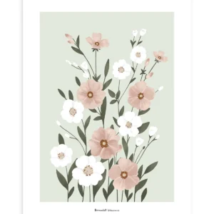 Lámina  éclosion florale