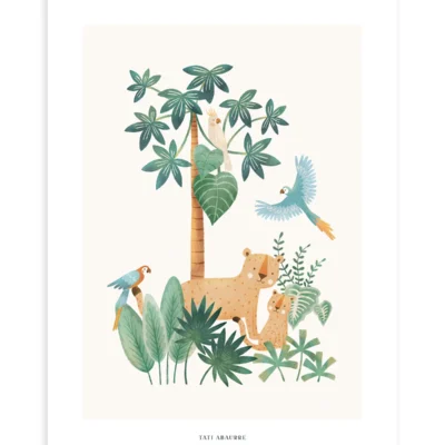 Lámina vie sauvage, animaux