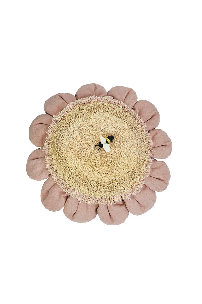 Cojín de suelo pink Daisy