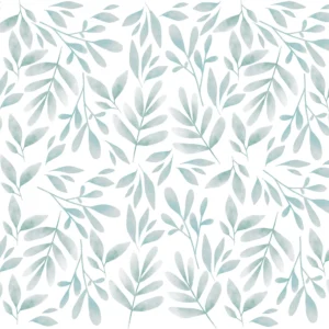 Vinilo plantas mini acuarela