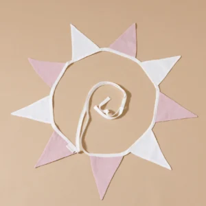 Guirnalda triangulos de lino