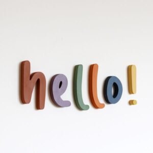 Letras "Hello!"