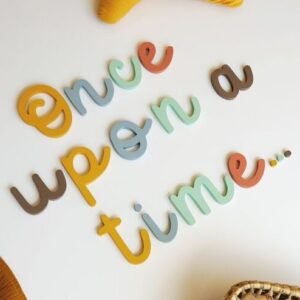 Letras "Once upon a time"