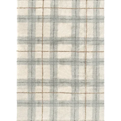 Alfombra Tartan blue sage