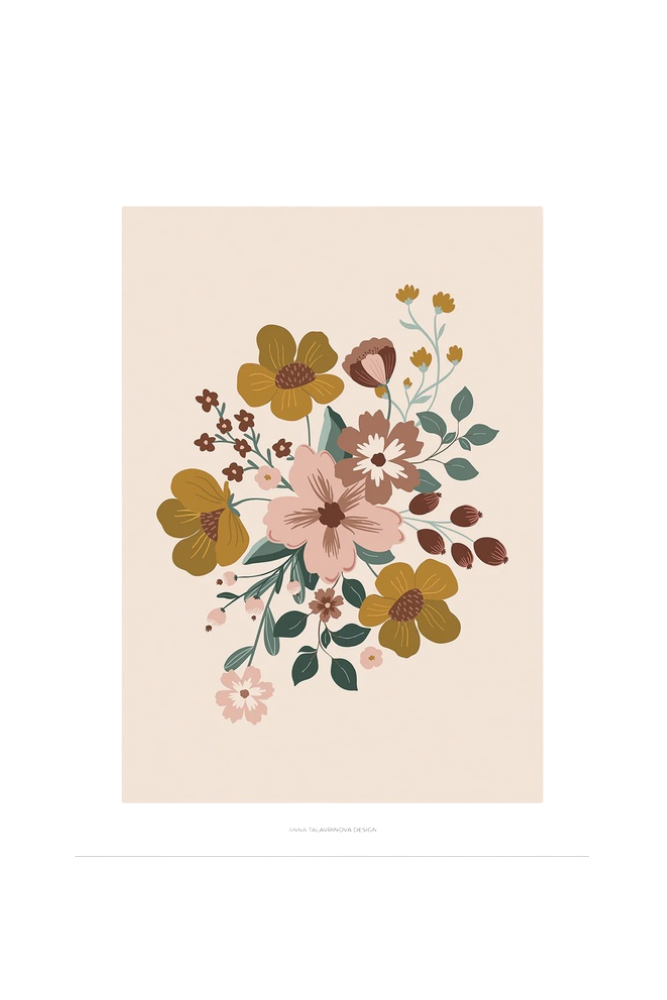 Lámina bouquet automnal