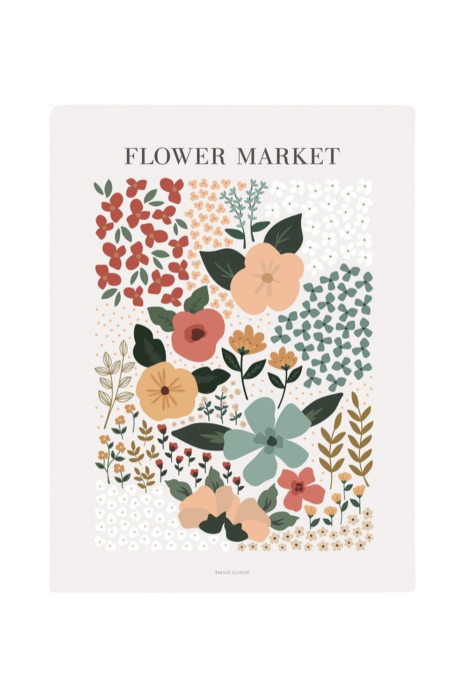 Lámina flower market