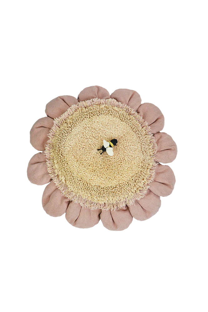 Cojín de suelo pink Daisy