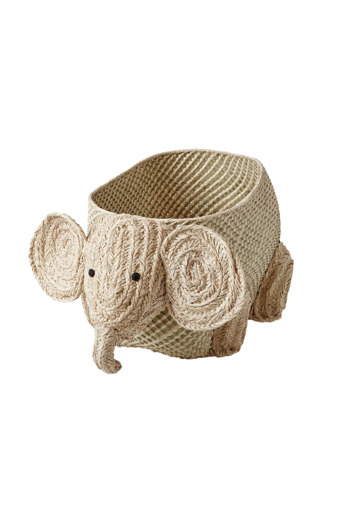 Cesta elefante natural