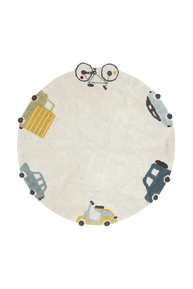 Alfombra lavable Wheels